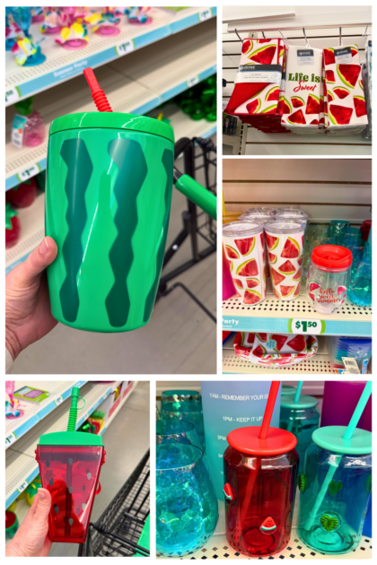 Watermelon household ideas for You're one in a melon themed gift