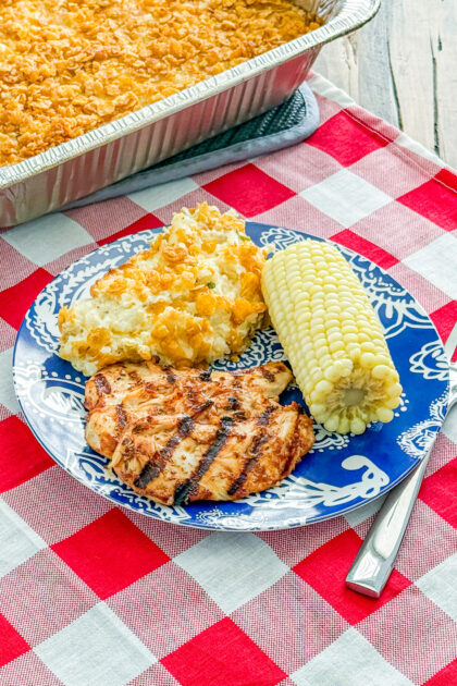 Grilled bbq marinated chicken
